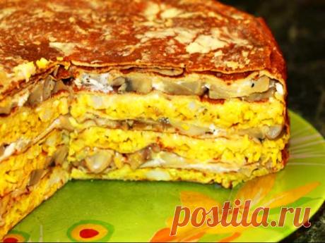 Блинный торт - 6 вкусных пошаговых рецептов в домашних условиях