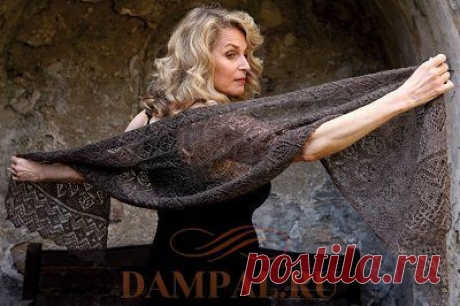 Шетландская ажурная стола | DAMские PALьчики. ru