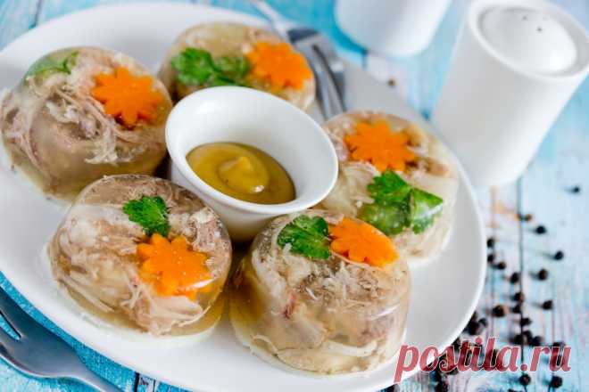 Мини-холодец с курицей и морковью рецепт с фото пошагово