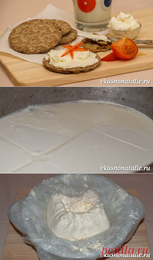 Приготовление сыра в домашних условиях - сливочный и нежный вкус