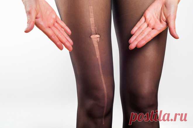 Простой способ сделать так, чтобы капроновые колготки больше НЕ рвались! |