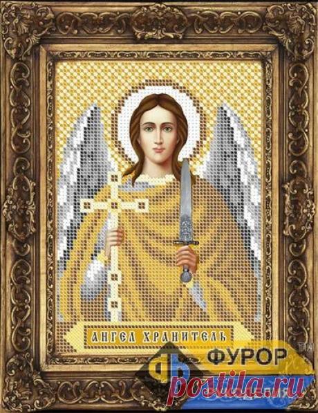 Схема для вышивки крестиком бисером иконы Св.Архангел Михаил