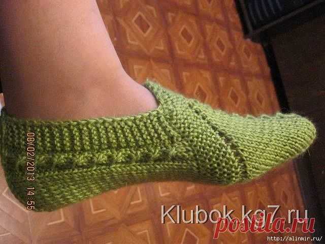 Следки с косами по краям