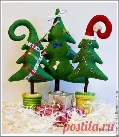 Новогодняя елочка из фетра! - Журнал