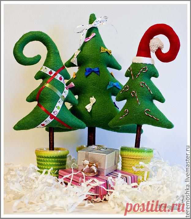 Новогодняя елочка из фетра! - Журнал