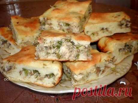 Рыбный пирог на скорую руку | Готовим вкусно и по-домашнему