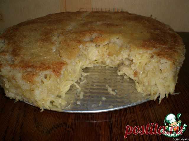 Шарлотка с манкой - кулинарный рецепт