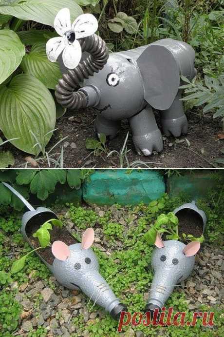 Поделки для дачи своими руками: фотоподборка идей..