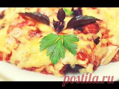 Запеканка из баклажанов с курицей, помидорами и сыром / How to make Eggplant Casserole Recipe