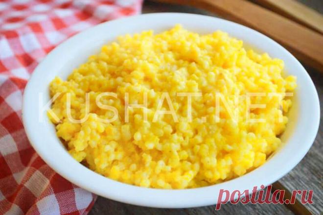 Пшенная каша с тыквой на молоке. Пошаговый рецепт с фото - Кушать нет