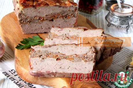 Террин из индейки с куриными сердечками | Кулинарушка - Вкусные Рецепты