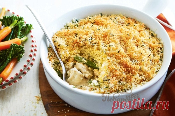 Как приготовить картофельную запеканку из курицы и грибов дома
