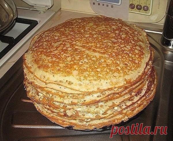 ЗАВАРНЫЕ БЛИНЧИКИ НА КЕФИРЕ 