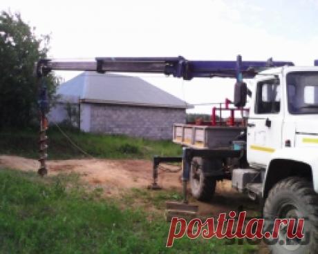 Аренда спецтехники: Ямобур с крано-буровой установкой, г.Белоярский (Свердловская обл.) (Свердловская обл.)