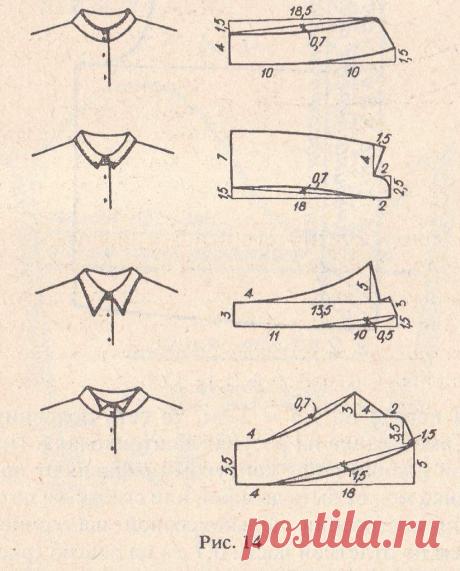 воротник стойка выкройка - Поиск в Google
