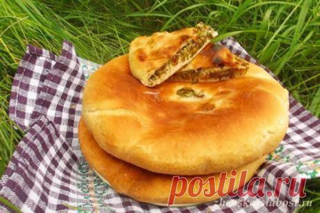 Осетинский пирог - рецепт с мангольдом