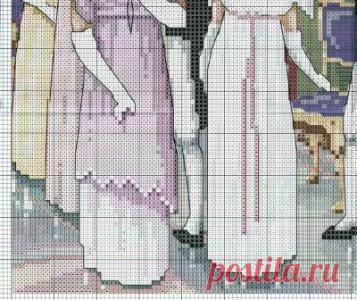 ДВОРЯНСКОЕ СОБРАНИЕ - ШЕДЕВРЫ ЖИВОПИСИ - СХЕМЫ ВЫШИВКИ КРЕСТИКОМ - Каталог файлов - ХОББИ