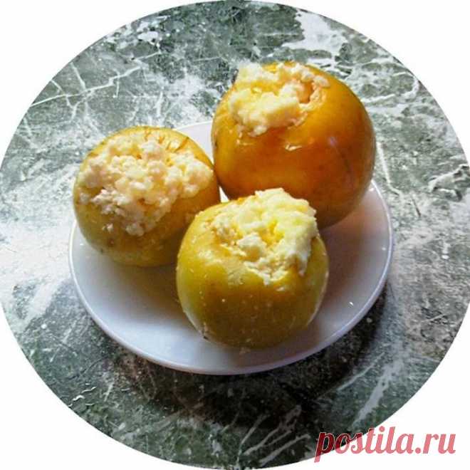 Яблоки с творогом - пошаговый рецепт с фото, ингредиенты, как приготовить - Hi-chef.ru