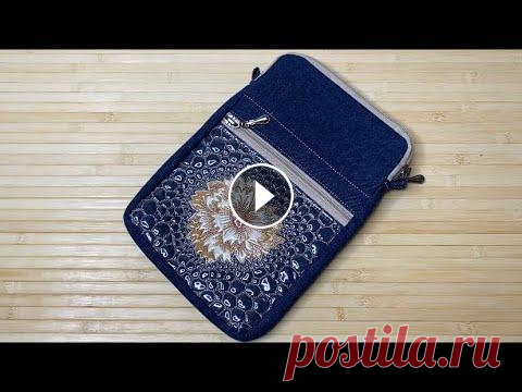 Шьём джинсовую сумку из старых джинсов. Denim / DIY В этом видео я показываю как сшить компактную и удобную сумку из джинсов с двумя молниями! Как создать заготовку Как вшить подкладку в сумку (видео от...