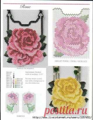 КУЛОН "РОЗА"
#кулоны@magiya_bisera