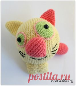 КОТёнок МуРыСя - МК по вязанию игрушек - Форум почитателей амигуруми (вязаной игрушки)