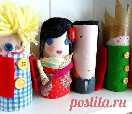 ​​Поделки из картонных рулончиков. - Поделки с детьми | Деткиподелки