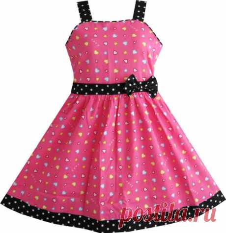 Sunny-Fashion-платья-для-девочек-платье-Сердце-Распечатать-Розовый.jpg (768×794)