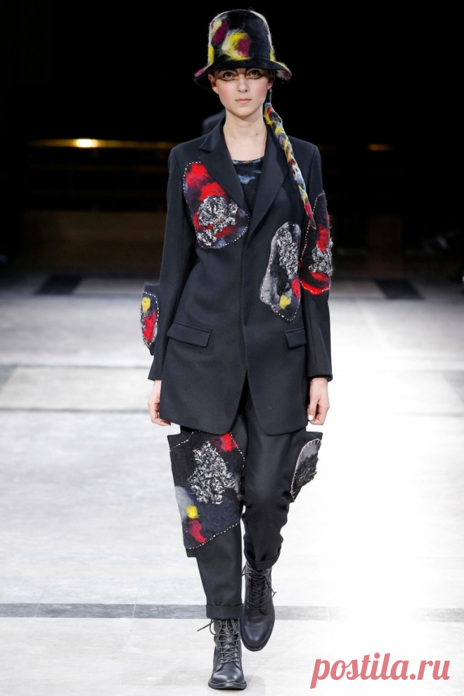 Yohji Yamamoto коллекция | Коллекции осень-зима 2014/2015 | Париж | VOGUE