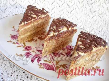 Кофейный торт - с тонкий ароматом эспрессо и ореховым послевкусием