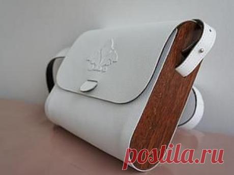 Мастер-класс: сумка из дерева и кожи &quot;Белый шоколад&quot; - Ярмарка Мастеров - ручная работа, handmade