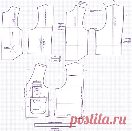 Выкройка жилетки - Кройка и шитье, вязание
