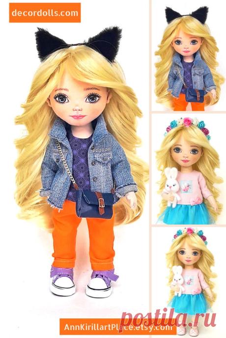 Tilda Rag Doll with Removable Cloth Interior Decoration Doll | Etsy