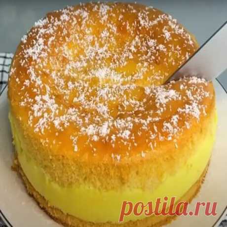Лимонный пирог за 20 минут. Какой же вкусный: просто «тает во рту» - В кастрюльке - Медиаплатформа МирТесен