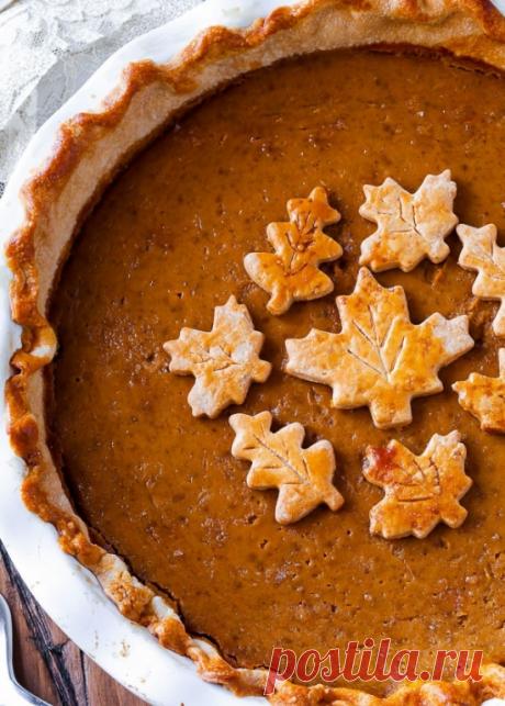 Тыквенный пирог с лимонной цедрой