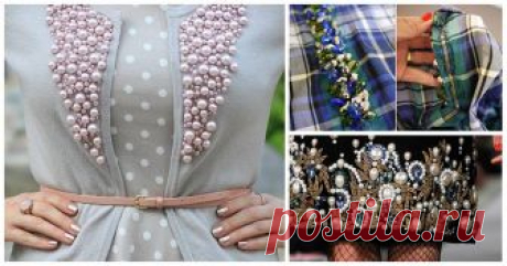 Всего-то горсть бусин, а в результате — красота. 20 идей декора одежды ...