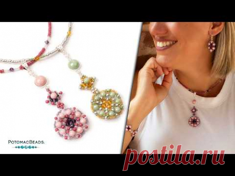 Paradise Treasure Necklace - DIY Jewelry Making Tutorial by PotomacBeads