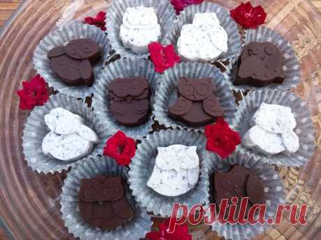 Десерт, шоколадные конфеты с клубникой!