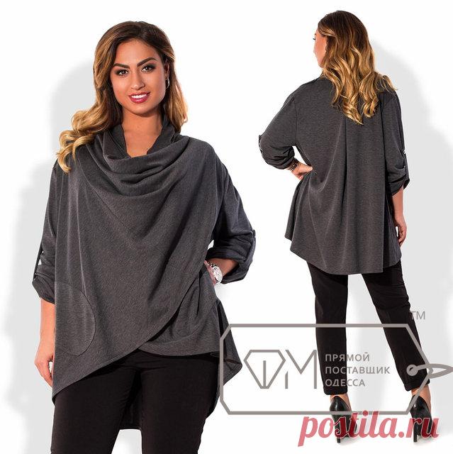 Стильная женская кофта-накидка, для пышных модниц (длинный рукав с хлястиком для подворота) РАЗНЫЕ ЦВЕТА!: продажа, цена в Харькове. свитеры и кардиганы женские от 