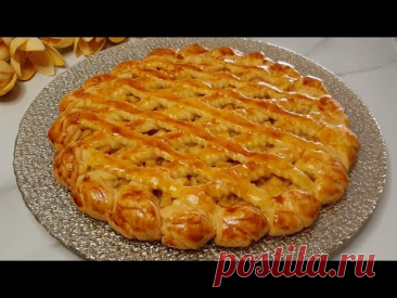 Знаменитый русский яблочный пирог !!Это широко распространено !!Легко и вкусно !!