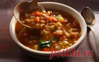 Чечевичный вегетарианский суп / Прочие супы / TVCook: пошаговые рецепты с фото