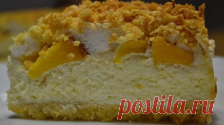 Очень нежный творожный пирог с воздушной пеной - Очень вкусно