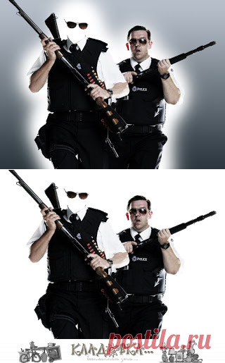 Кладовка...: Полиция - фотомонтаж распакованный png