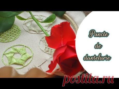 Puncte de dantelărie - Nervuri frunze