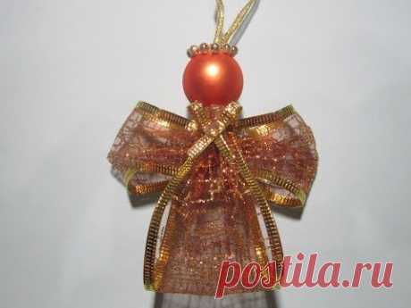 Рождественский Ангел. Новогоднее украшение.DIY.