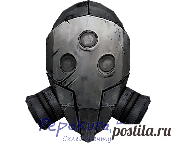 Маска охотника за головами пдо схема | Pepakura