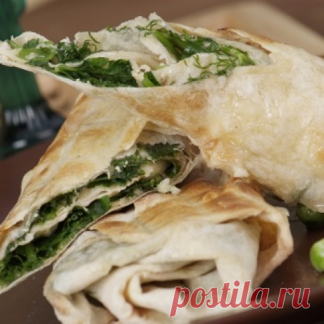 Это вкусная и простая закуска из лаваша, которая будет всегда к месту - МирТесен