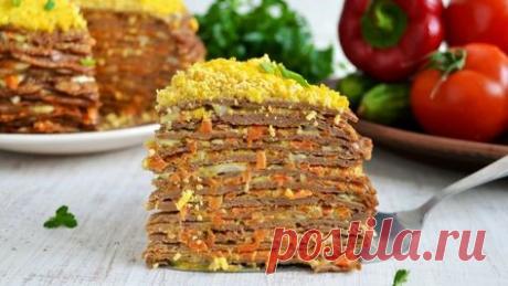 ПЕЧЕНОЧНЫЙ ТОРТ - РЕЦЕПТ