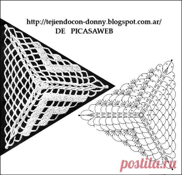 PATRONES=GANCHILLO = CROCHET = GRAFICOS =TRICOT = DOS AGUJAS: Points for crocheting, with very thin thread