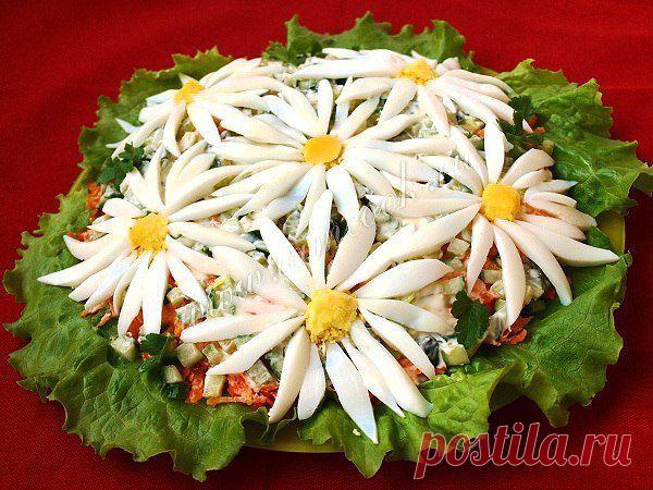 Салат «Ромашковое поле»