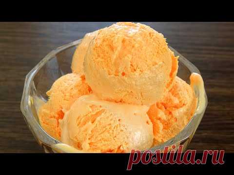 Easy Orange Ice Cream Recipe with Basic Ingredients